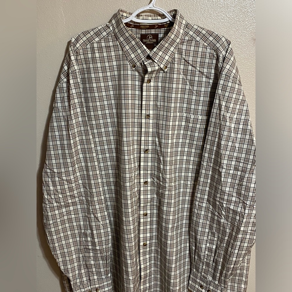 White Three Forks Ranch Flannel